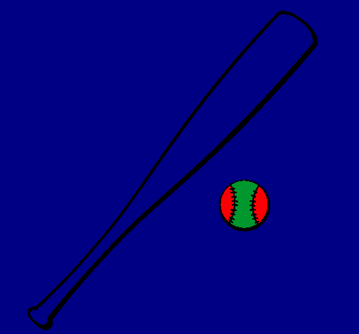 Bate y bola de béisbol