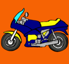 Dibujo Motocicleta pintado por natidesara