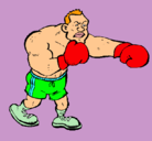 Dibujo Boxeador pintado por jaime