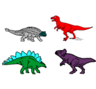 Dibujo Dinosaurios de tierra pintado por pppplouoi7UUYGU