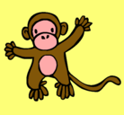 Dibujo Mono pintado por monii
