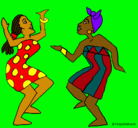 Dibujo Mujeres bailando pintado por Neka.Love