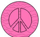 Dibujo Símbolo de la paz pintado por camilocooooo