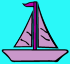 Dibujo Barco velero pintado por barkito