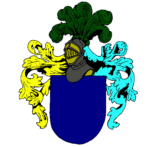 Escudo de armas y casco