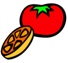 Dibujo Tomate pintado por jahirmichelle