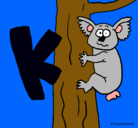 Dibujo Koala pintado por daniel