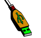 Dibujo USB pintado por Julen