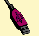 Dibujo USB pintado por sonia
