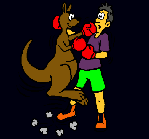 Canguro boxeador