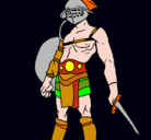 Dibujo Gladiador pintado por DEBORAH