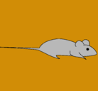 Dibujo Rata pintado por brisa