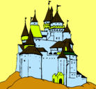 Dibujo Castillo medieval pintado por wilmerandressilva