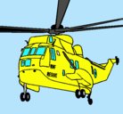 Dibujo Helicóptero al rescate pintado por RANCE