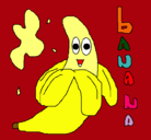 Dibujo Banana pintado por karina