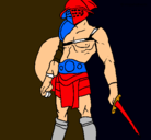 Dibujo Gladiador pintado por doriangktitutjvlhhl