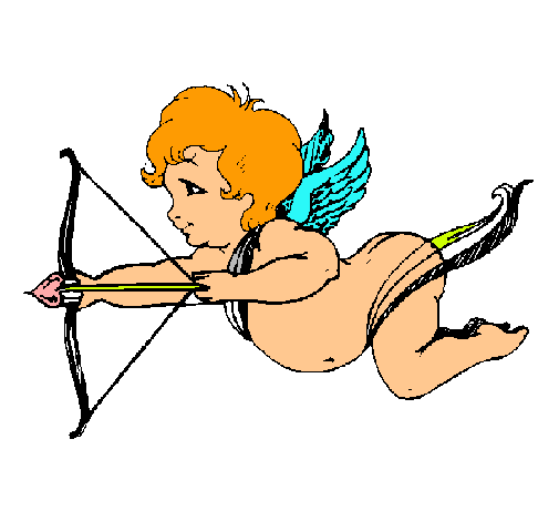 Cupido volando