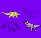 Dibujo Dinosaurios de tierra pintado por marcelito3aos