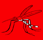 Dibujo Mosquito pintado por hermano