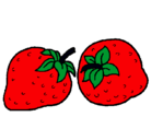 Dibujo fresas pintado por r