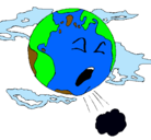 Dibujo Tierra enferma pintado por erickanathaliaromero