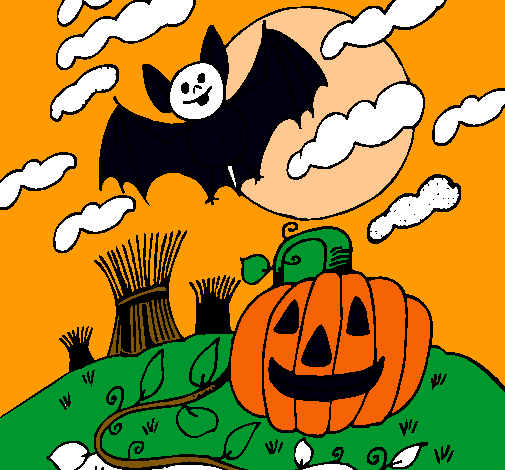 Paisaje de Halloween