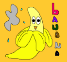 Dibujo Banana pintado por kenny