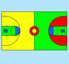 Dibujo Cancha pintado por sergio