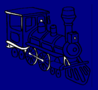 Dibujo Tren pintado por camilo