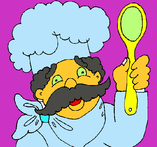 Chef con bigote