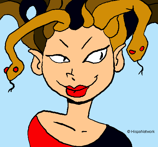 Mujer medusa