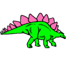 Dibujo Stegosaurus pintado por Madox