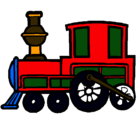 Dibujo Tren pintado por fabian