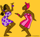 Dibujo Mujeres bailando pintado por Beb-Family