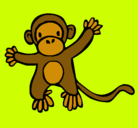 Dibujo Mono pintado por STANSOUTHPARK