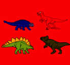 Dibujo Dinosaurios de tierra pintado por benja