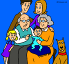 Dibujo Familia pintado por haydehO.o....
