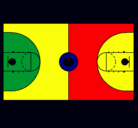 Dibujo Cancha pintado por daleska