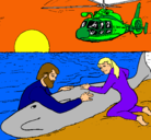 Dibujo Rescate ballena pintado por aiverson