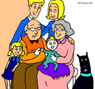 Dibujo Familia pintado por ANNIS