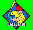 Dibujo Logo de béisbol pintado por CARLA