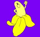 Dibujo Banana pintado por laiaolayamonclus