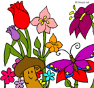 Dibujo Fauna y flora pintado por dulce