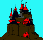 Dibujo Castillo medieval pintado por gabrel