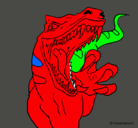 Dibujo Velociraptor II pintado por dorian