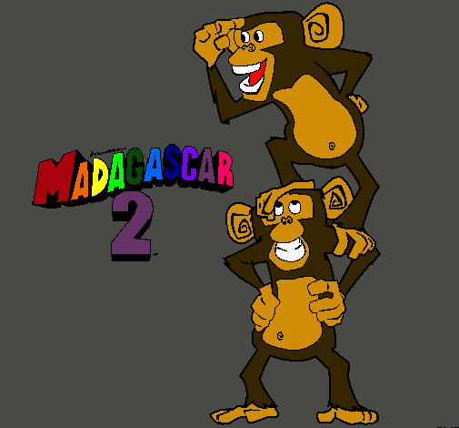 Madagascar 2 Manson y Phil