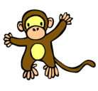 Dibujo Mono pintado por lidilizeth