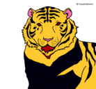 Dibujo Tigre pintado por emmanuel