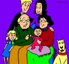 Dibujo Familia pintado por mifamilia