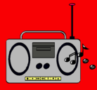 Dibujo Radio cassette 2 pintado por solaaaaaaaaaaaaaan